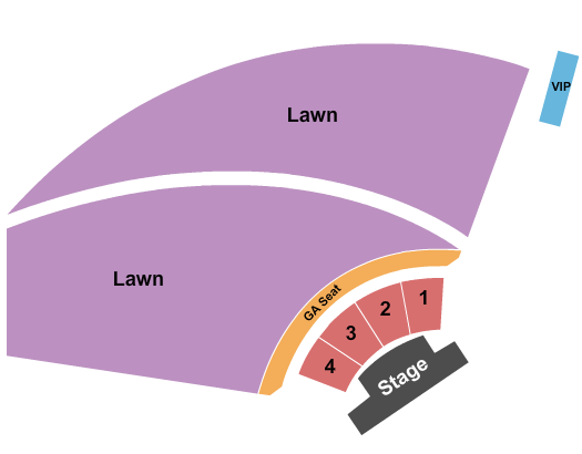 Amphitheater at Las Colonias Park Seating Chart: Foreigner