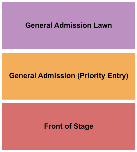 Amphitheater At Quarry Park Seating Chart: Front/GA