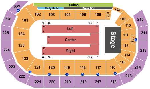 Amsoil Arena Concert Seating Chart