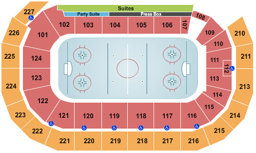 AMSOIL Arena At DECC Seating Chart: Hockey - U18