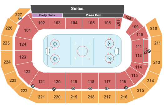 Goggin Ice Arena Seating Chart
