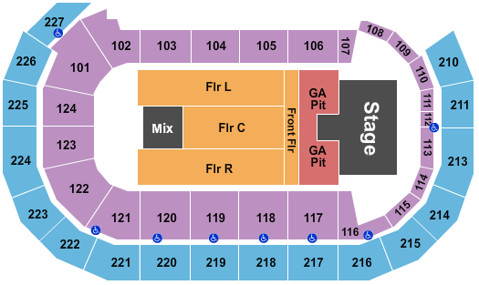Amsoil Arena Interactive Seating Chart