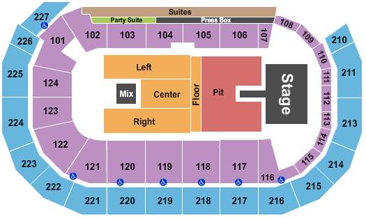 AMSOIL Arena At DECC Seating Chart: Parker McCollum