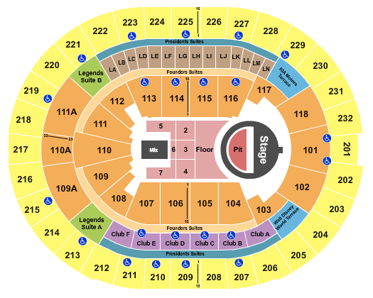 Kia Center Seating Chart: 5 Seconds of Summer