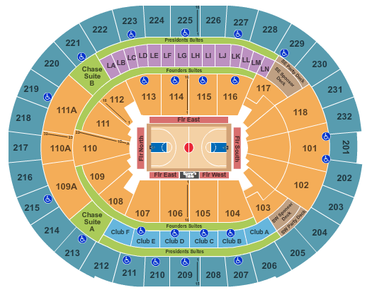 Magic Arena Seating Chart