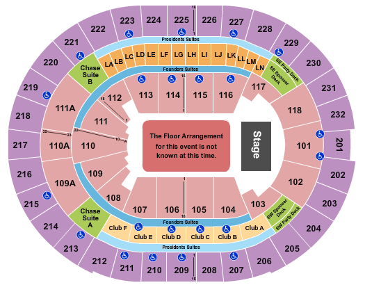 Amway Center Map