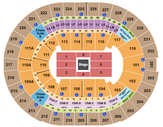 Amway Center Map