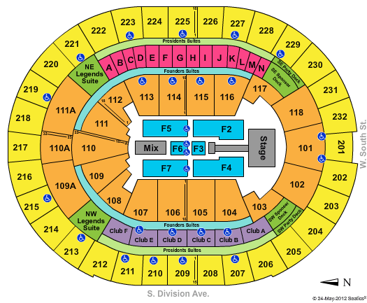 Amway Center Seating Chart