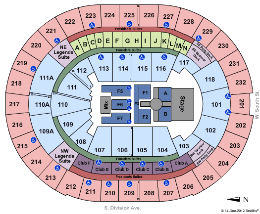 Amway Center Seating Chart