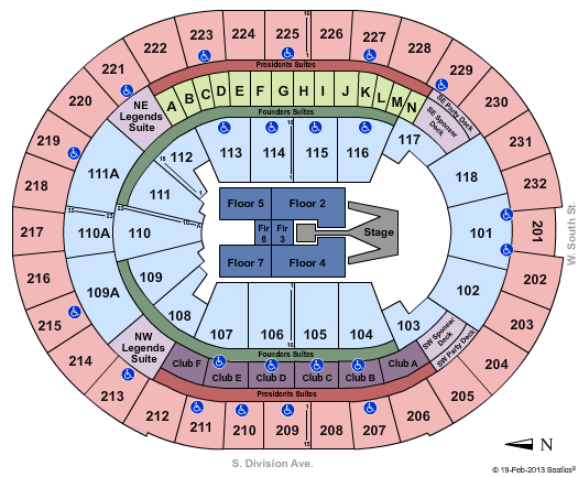 Amway Center Seating Chart