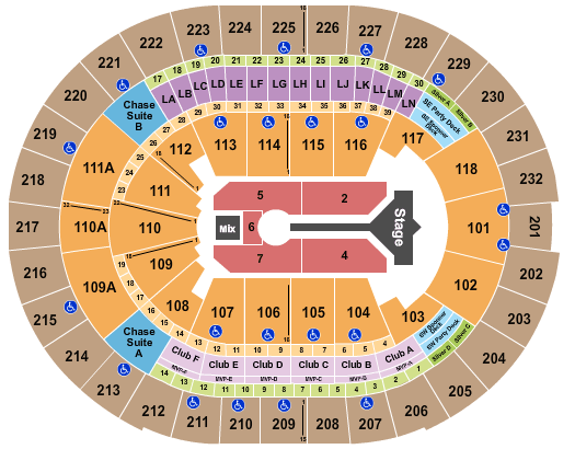 Amway Center Map