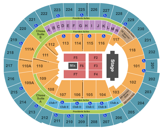 Giant Center Seating Chart Trans Siberian Orchestra