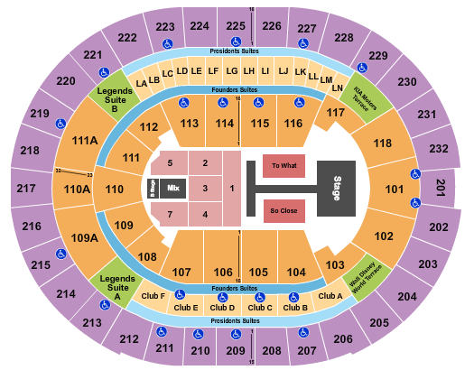 Kia Center Seating Chart: Tate McRae