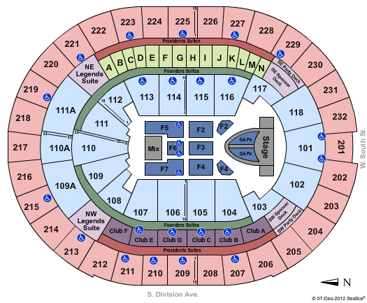 Amway Center Seating Chart