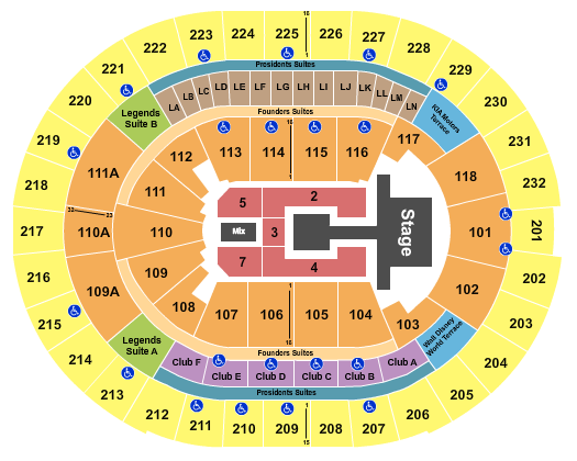 Kia Center Seating Chart: Young Miko