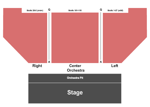 Anderson Theatre Seating Chart