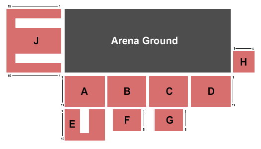 Andy Ballard Arena Map