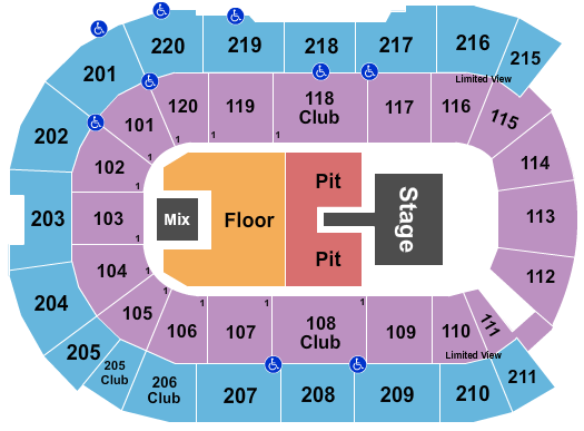 Angel of the Winds Arena Seating Chart: Parker McCollum