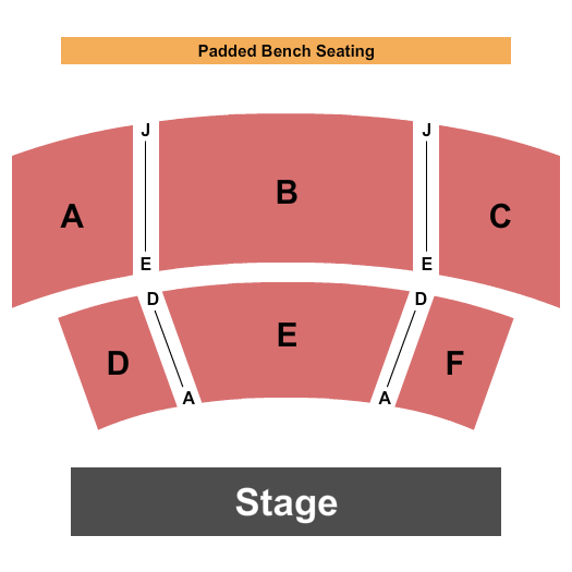Anne Dean Turk Fine Arts Center Seating Chart: Endstage