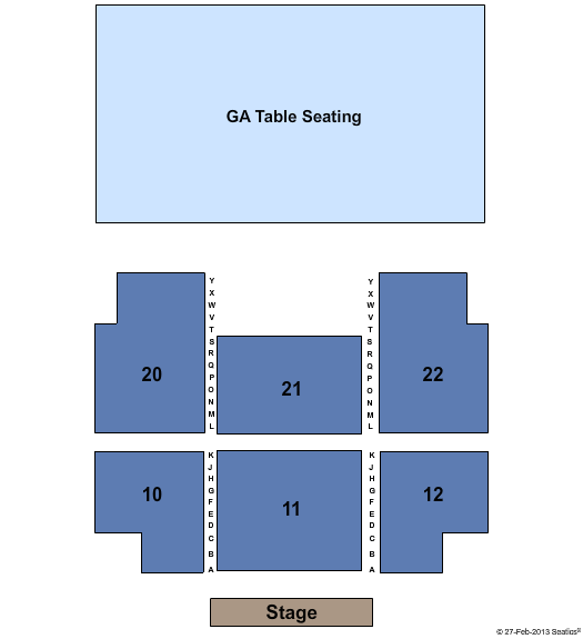 Annette Strauss Square Seating Chart