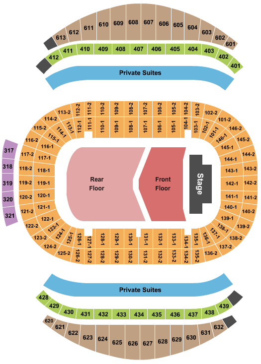 Accor Stadium Seating Chart: Oasis