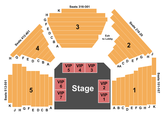Apollo Theater Main Stage - Chicago Seating Chart: Endstage VIP Tables