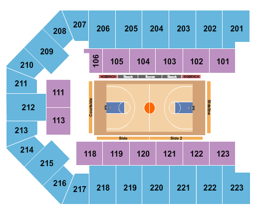 Appalachian Wireless Arena Seating Chart: Basketball - Globetrotters