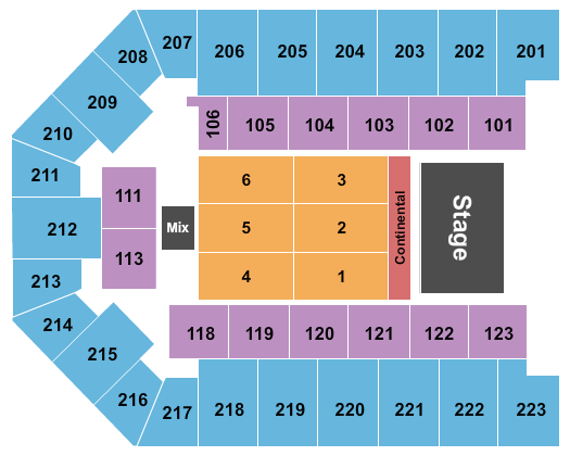 Appalachian Wireless Arena Seating Chart: Comedy