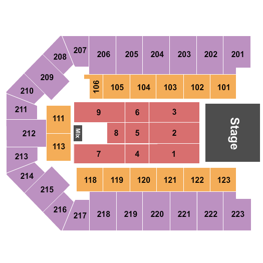 Appalachian Wireless Arena Seating Chart: Godsmack