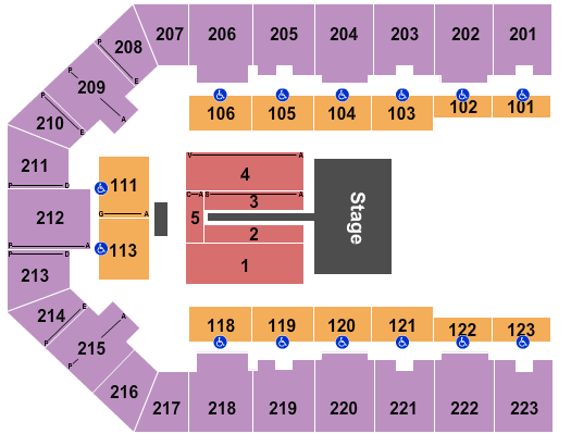 East Ky Expo Seating Chart