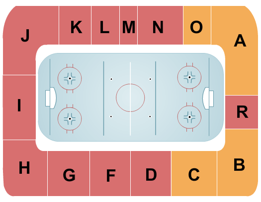 Appleton Arena Seating Chart: Hockey