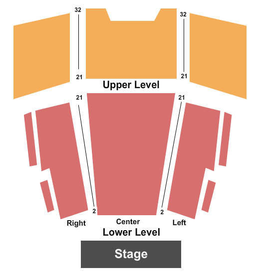 ArcBest Performing Arts Center Seating Chart