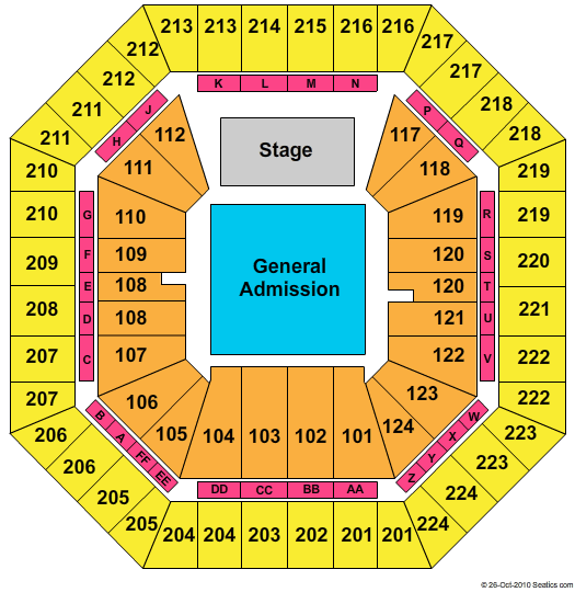 Sleep Train Arena Seating Chart