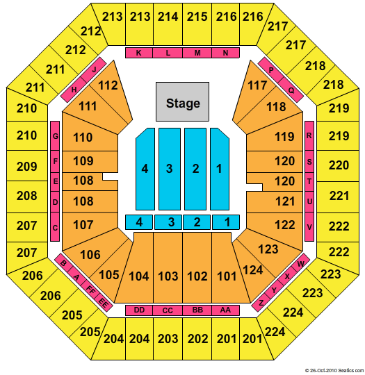 Sleep Train Arena Seating Chart