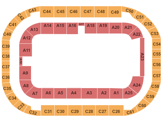 Arena At Ford Idaho Center Map