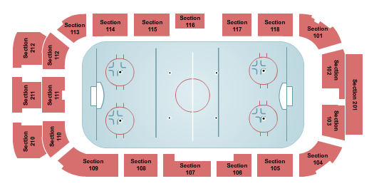 Arena Glencore Seating Chart: Hockey