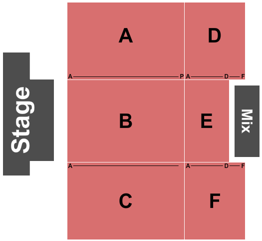 Aria Ballroom At MGM Springfield Seating Chart: Endstage 2