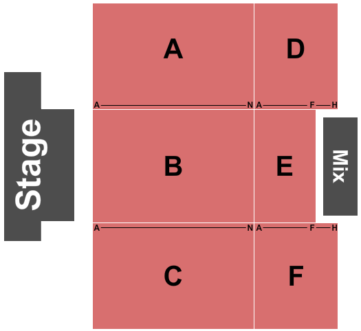 Aria Ballroom At MGM Springfield Seating Chart: Endstage