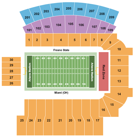 Arizona Stadium Seating Chart: Arizona Bowl