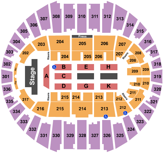 Arizona Veterans Memorial Coliseum Seating Chart