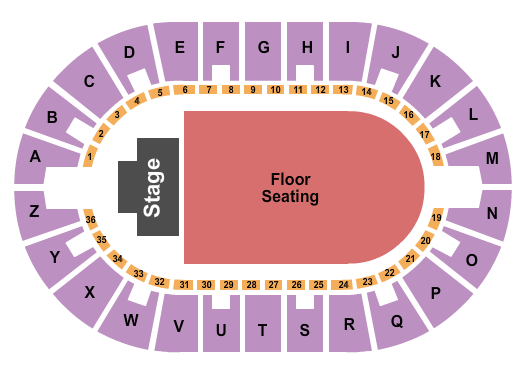 Arkansas State Fair Grounds Seating Chart: Coliseum Concert