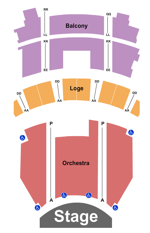Arkley Center Seating Chart