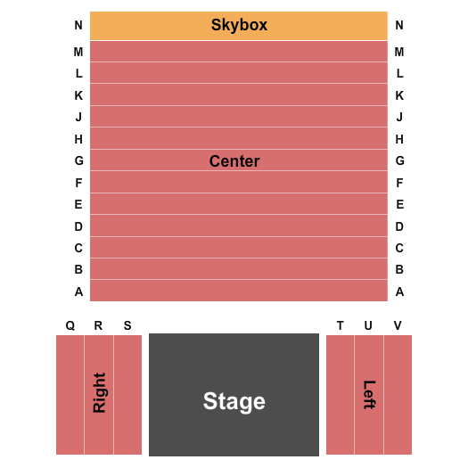 Arrow Street Arts - Black Box Theater Seating Chart: Endstage