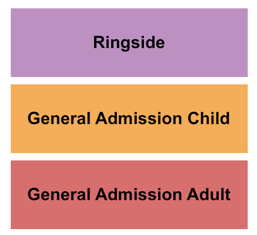 Arthur Ashe Jr. Athletic Center Seating Chart: GA Adult/GA Child/Ringside