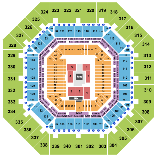 Arthur Ashe Stadium Seating Chart: AEW