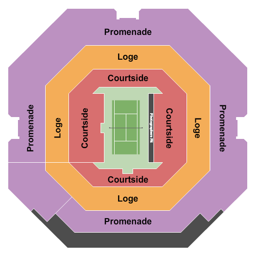Arthur Ashe Stadium Seating Chart: GA by Level