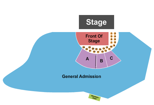 Artpark Amphitheatre Seating Chart: Endstage Tables 2