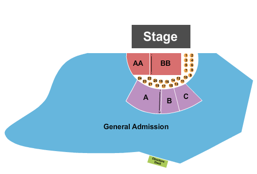 Artpark Amphitheatre Seating Chart: Endstage Tables