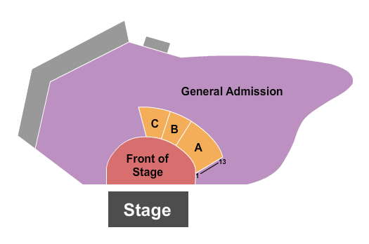 Artpark Amphitheatre Seating Chart: GA Bowl 3