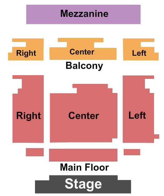 Arts Center at Iowa Western Seating Chart: End Stage